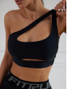 Sports Top FITRUN Top Racy "Total Black"