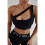 Sports Top FITRUN Top Racy "Total Black"
