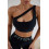 Sports Top FITRUN Top Racy "Total Black"