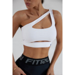 Sports Top FITRUN Top Racy "Total White"