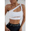 Sports Top FITRUN Top Racy "Total White"