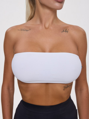 Спортивный Топ FITRUN Bandeau Top "Total White"