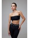 Спортивный Топ FITRUN Bandeau Top "Total Black"