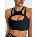 Спортивний Топ FITRUN Top Comfort "Total Black"