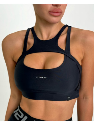 Спортивний Топ FITRUN Top Comfort "Total Black"