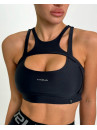 Sports Top FITRUN Top Comfort "Total Black"