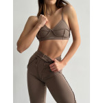 Спортивный Топ FITRUN Top Versa "Sand VE"