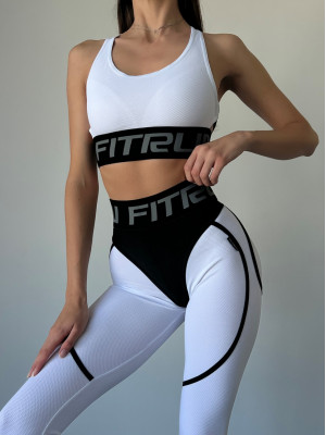 Sports Top FITRUN Top X Brand "White Relief"