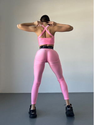 Спортивный Топ FITRUN Top Tender "Shine Flamingo"