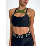 Sports Top FITRUN Top Comfort "Olive Blaze"