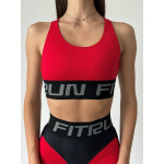 Sports Top FITRUN Top X Brand "Red Relief"