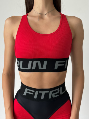 Спортивный Топ FITRUN Top X "Red Relief"