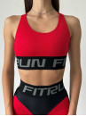 Sports Top FITRUN Top X "Red Relief"