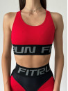Sports Top FITRUN Top X Brand "Red Relief"