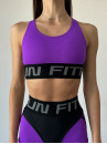 Спортивный Топ FITRUN Top X "Purple Relief"