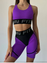 Спортивный Топ FITRUN Top X "Purple Relief"