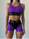 Спортивный Топ FITRUN Top X "Purple Relief"