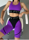 Спортивный Топ FITRUN Top X "Purple Relief"