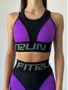 Спортивний Топ FITRUN Top "Purple Relief"