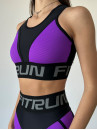 Спортивный Топ FITRUN Top "Purple Relief"