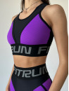 Спортивний Топ FITRUN Top "Purple Relief"
