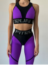 Спортивный Топ FITRUN Top "Purple Relief"