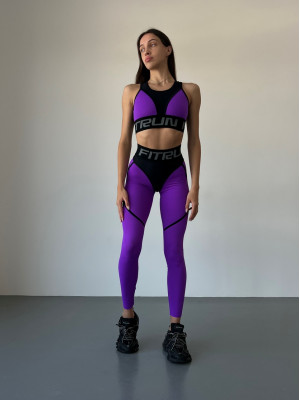 Sports Top FITRUN Top "Purple Relief"