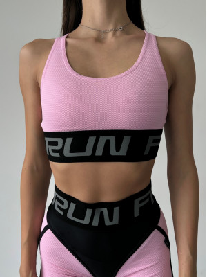 Спортивный Топ FITRUN Top X "Flamingo Relief"