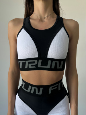 Sports Top FITRUN Top "White Relief"