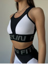 Sports Top FITRUN Top "White Relief"