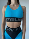 Спортивний Топ FITRUN Top X Brand "Sky Blue Relief"