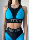 Спортивний Топ FITRUN Top "Sky Blue Relief"