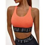 Спортивний Топ FITRUN Top X Brand "Orange Relief"