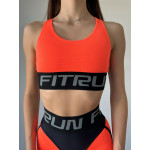 Sports Top FITRUN Top X Brand "Orange Relief"