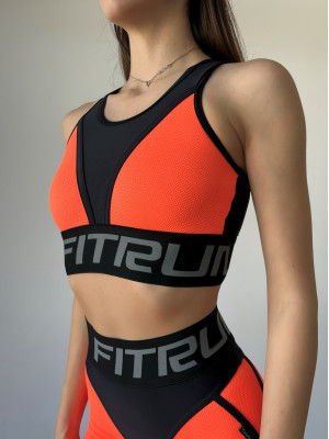 Спортивний Топ FITRUN Top "Orange Relief"