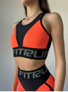 Sports Top FITRUN Top "Orange Relief"