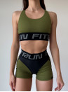 Спортивный Топ FITRUN Top X "Khaki Relief"