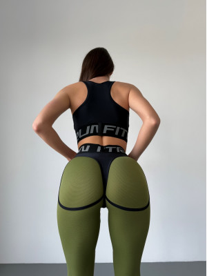 Sports Top FITRUN Top "Khaki Relief"