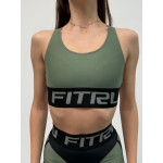 Спортивный Топ FITRUN Top X Brand "Olive"