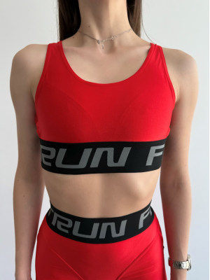 Спортивний Топ FITRUN Top X "Shine Bordo"