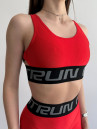 Sports Top FITRUN Top X "Shine Bordo"