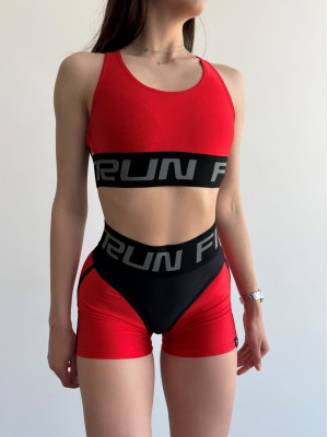 Спортивний Топ FITRUN Top X "Shine Bordo"