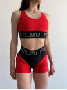 Sports Top FITRUN Top X "Shine Bordo"
