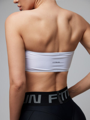 Спортивний Топ FITRUN Top Bandeau SPIDER "Total White"