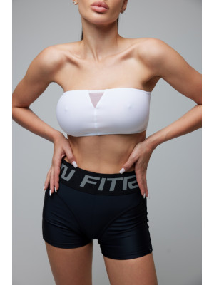 Спортивный Топ FITRUN Top Bandeau SPIDER "Total White"