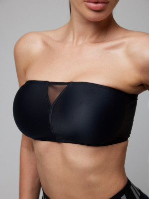 Спортивний Топ FITRUN Top Bandeau SPIDER "Total Black"