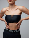 Sports Top FITRUN Top Bandeau SPIDER "Total Black"