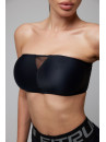 Sports Top FITRUN Top Bandeau SPIDER "Total Black"