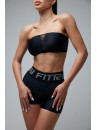 Sports Top FITRUN Top Bandeau SPIDER "Total Black"