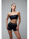 Sports Top FITRUN Top Bandeau SPIDER "Total Black"